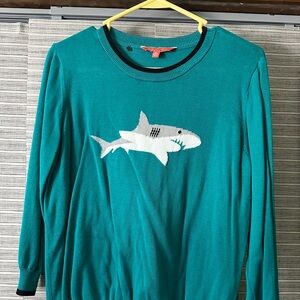 ModCloth 3/4 Sleeve Shark Sweater XL